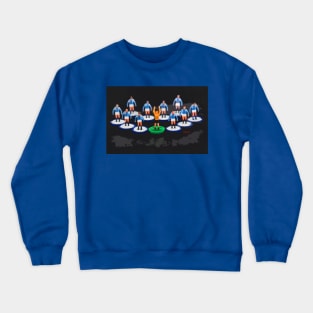 Classic Rangers 92-94 subbuteo team Crewneck Sweatshirt